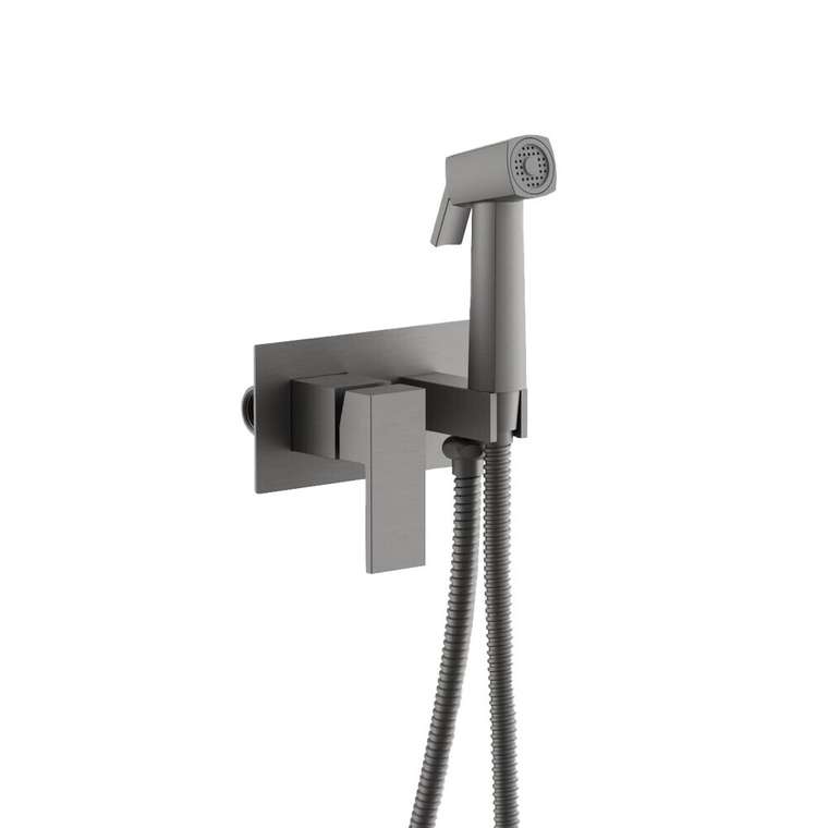 Гигиенический душ со смесителем BELZ B55808-3, оружейная сталь