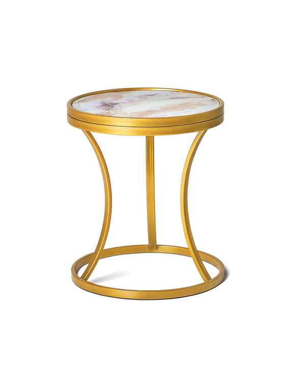 Кофейный столик Martini золотого цвета