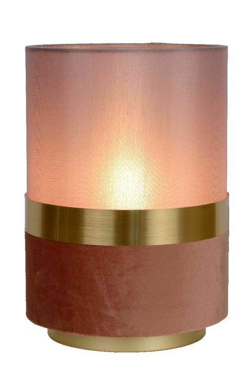 Настольная лампа Extravaganza Tusse 10508/01/66 (ткань, цвет розовый)