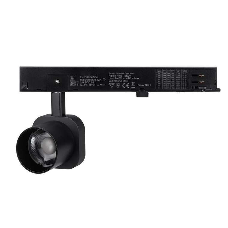 Трековый трехфазный светильник Arlight LGD-DIAFILM-4TR-R60-10W Warm3000 (BK, 20 deg, 230V) (IP20 Металл) 061447