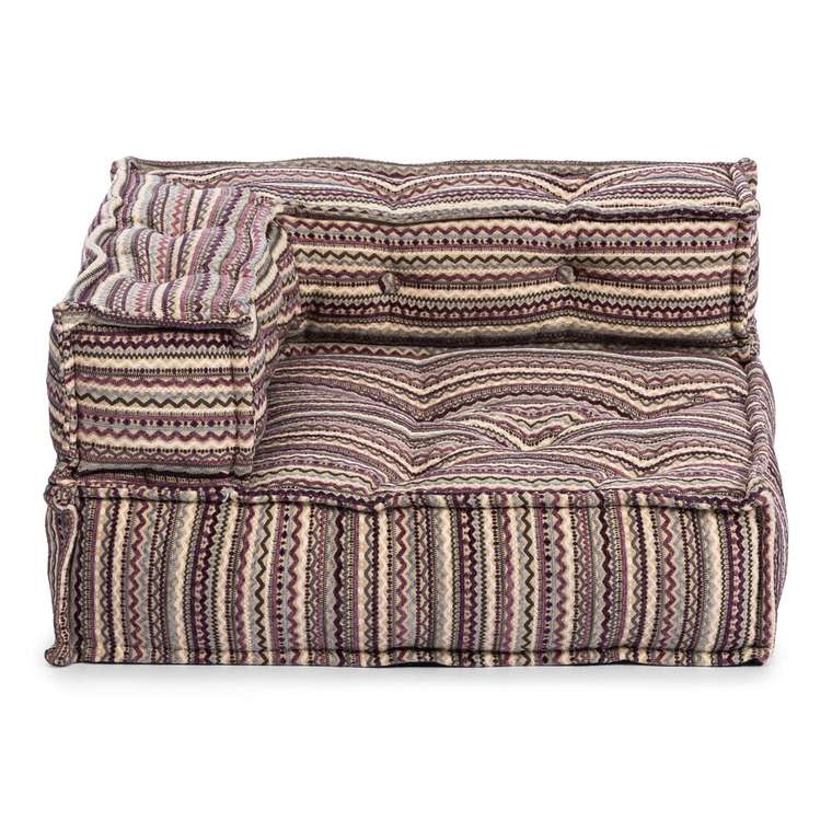 Угловой мягкий модуль Lici бежево-коричневого цвета