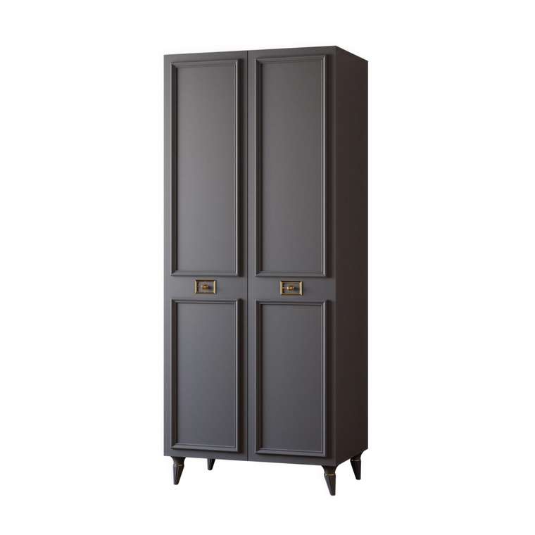 Шкаф Валенсия серого цвета