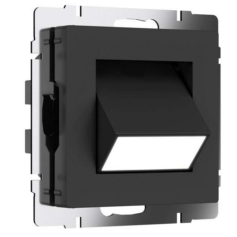 Встраиваемая LED подсветка Turn черный матовый W1154708 Встраиваемые механизмы черные