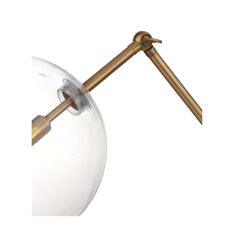 Настольная лампа Sandro с прозрачным плафоном