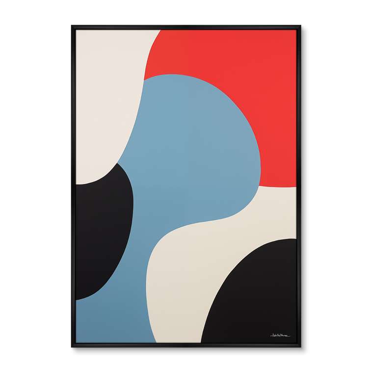 Репродукция картины Falling up into these colors, No 2, 2024г.