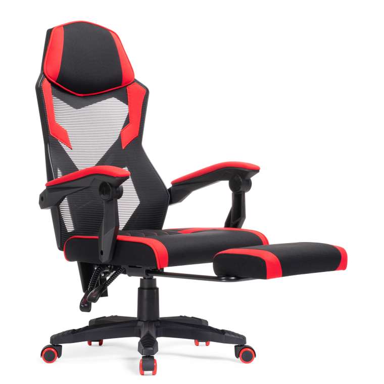 Компьютерное кресло Brun красно-черного цвета