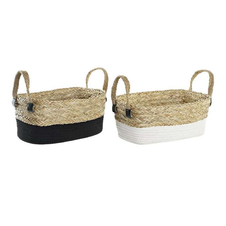 Корзина DKD Home Decor 36 x 20 x 16 cm (2 штук)