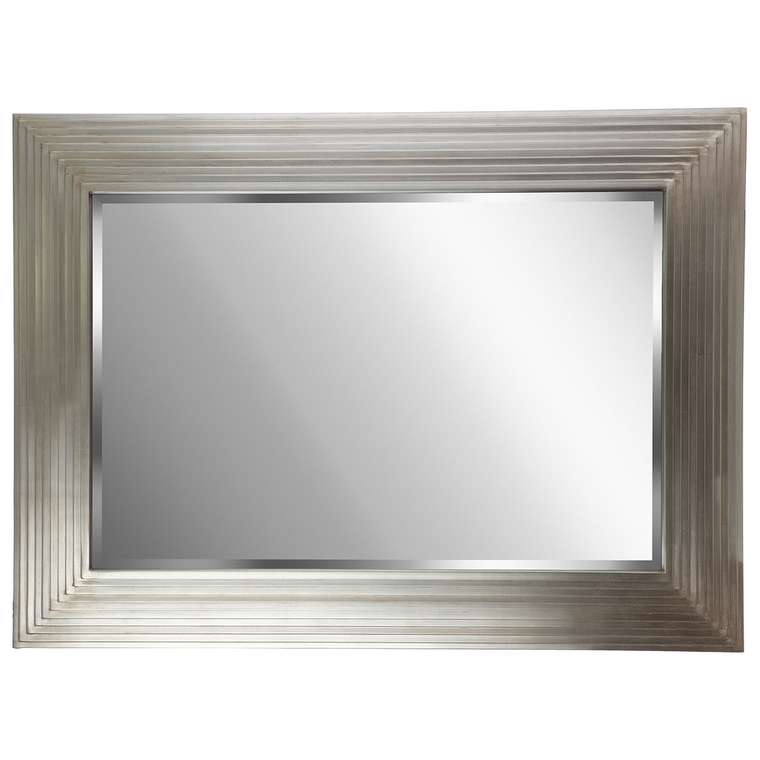 Зеркало настенное Бредфорд цвета шампань серебро  