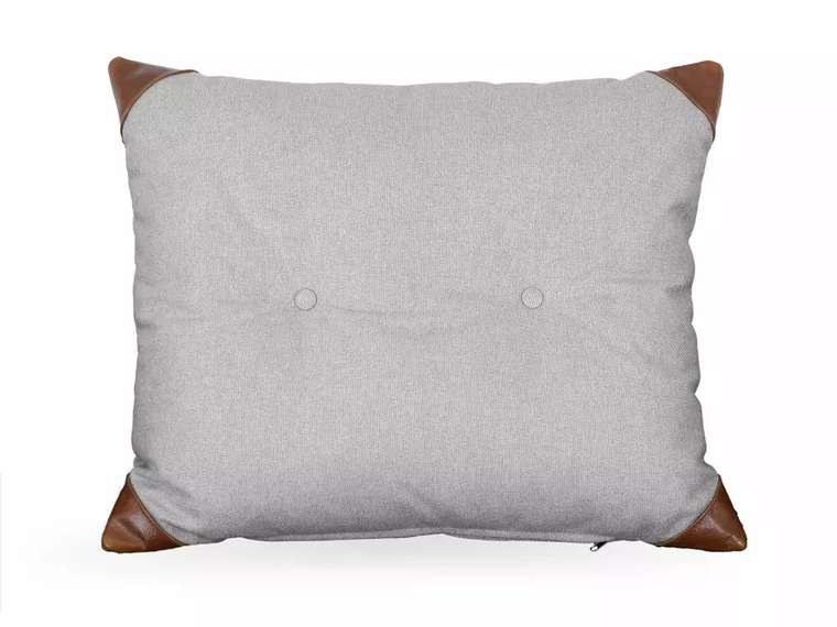 Подушка Chesterfield 60х60 светло-серого цвета