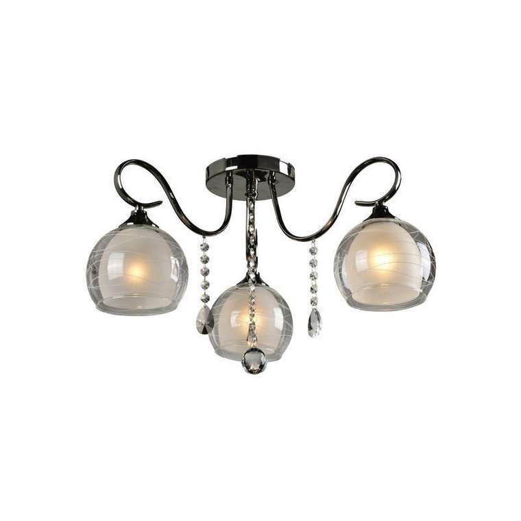 Потолочная люстра IDLamp Merinella Darkchrome
