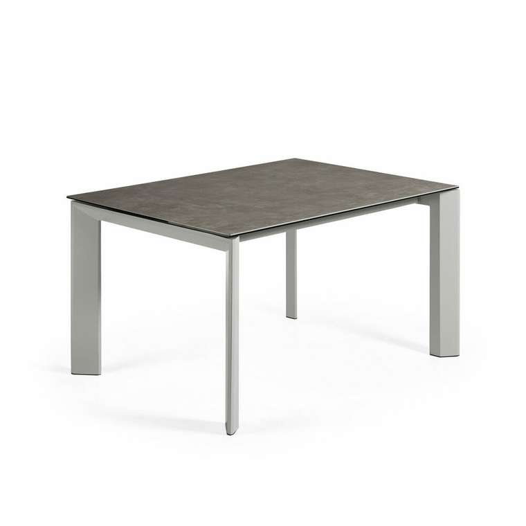 Раздвижной обеденный стол Atta M коричнево-серого цвета
