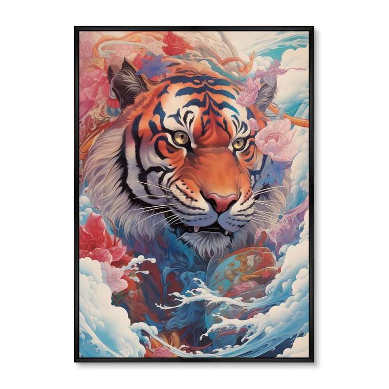 Репродукция картины Soaring Tigers, No 2, 2024г.