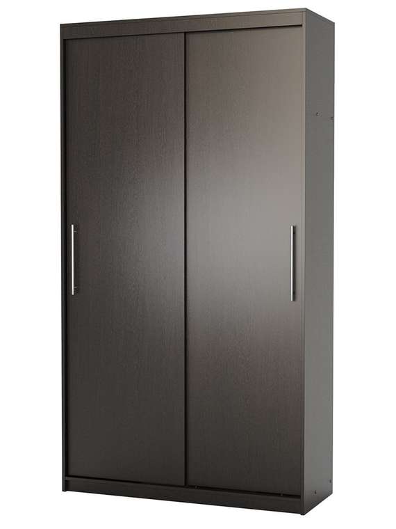 Шкаф-купе платяной Эконом 120 цвета венге