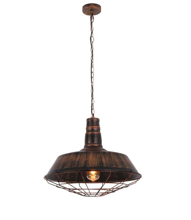Подвесной светильник Arigio L черно-бронзового цвета