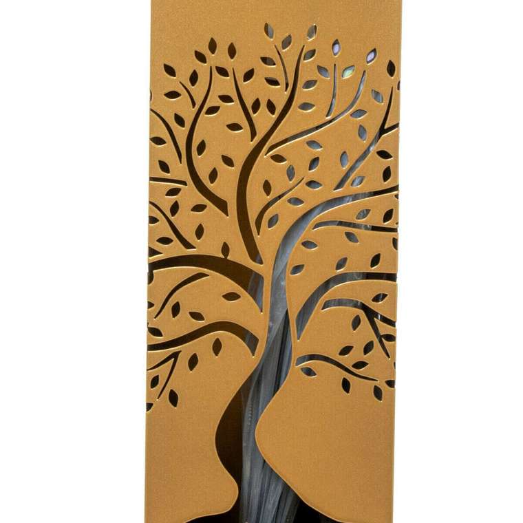 Корзина для зонтов Позолоченный Дерево 15 x 49 x 15 cm