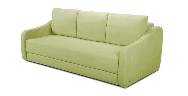 Прямой диван-кровать Иден светло-зеленого цвета