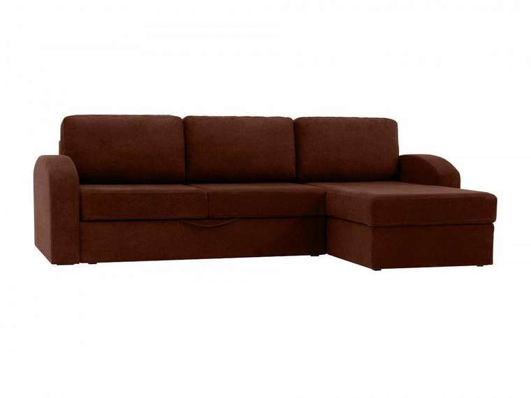 Угловой диван Peterhof коричневого цвета