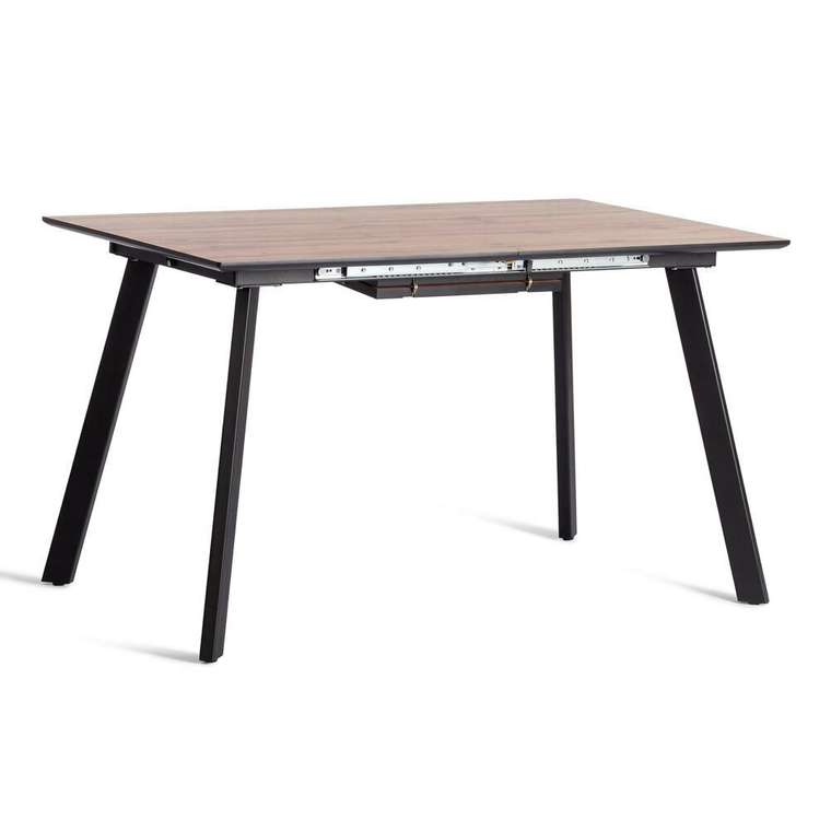 Раздвижной обеденный стол Darwin черно-коричневого цвета