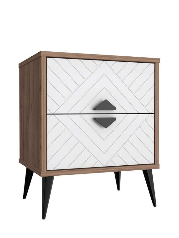 Тумба прикроватная Астрид АР-04 цвет дуб крафт табачный/бланж