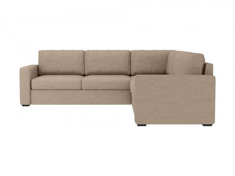 Угловой диван-кровать Peterhof серо-бежевого цвета