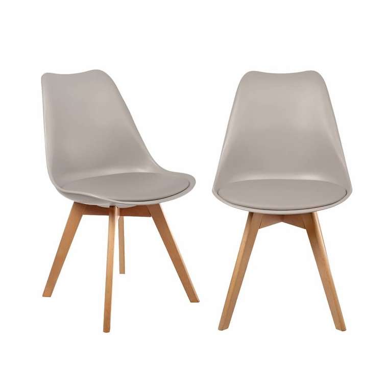 набор из двух стульев Eames Bon цвета латте