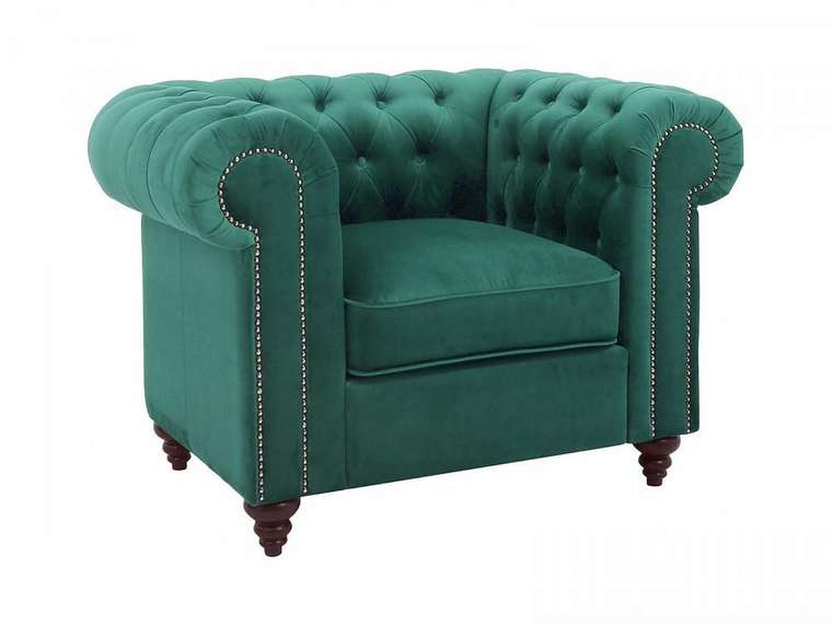 Кресло Chester Classic зеленого цвета 