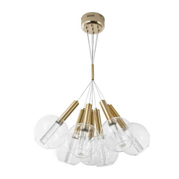 Подвесной светильник ML.88917.7 GD (стекло, цвет прозрачный)