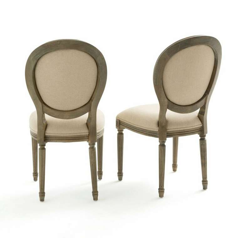 Комплект из двух стульев Nottingham бежевого цвета