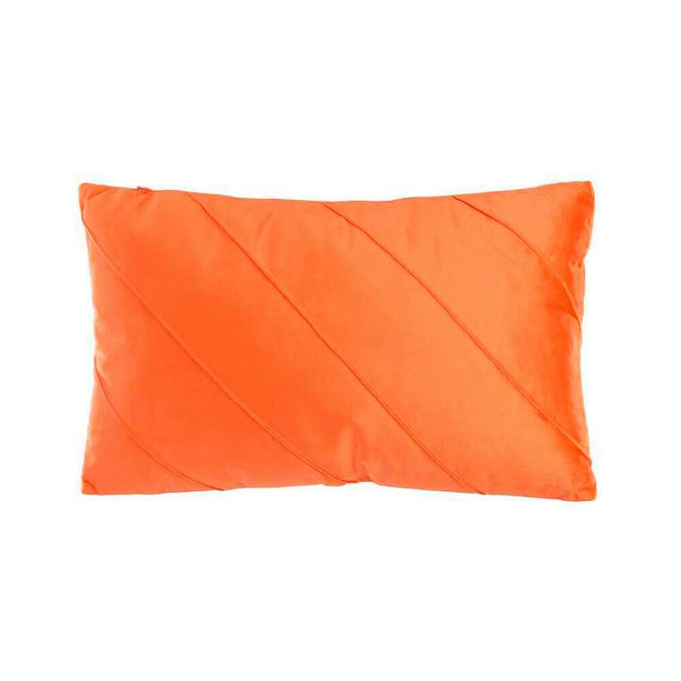 Декоративная подушка Shoura 30х50 оранжевого цвета