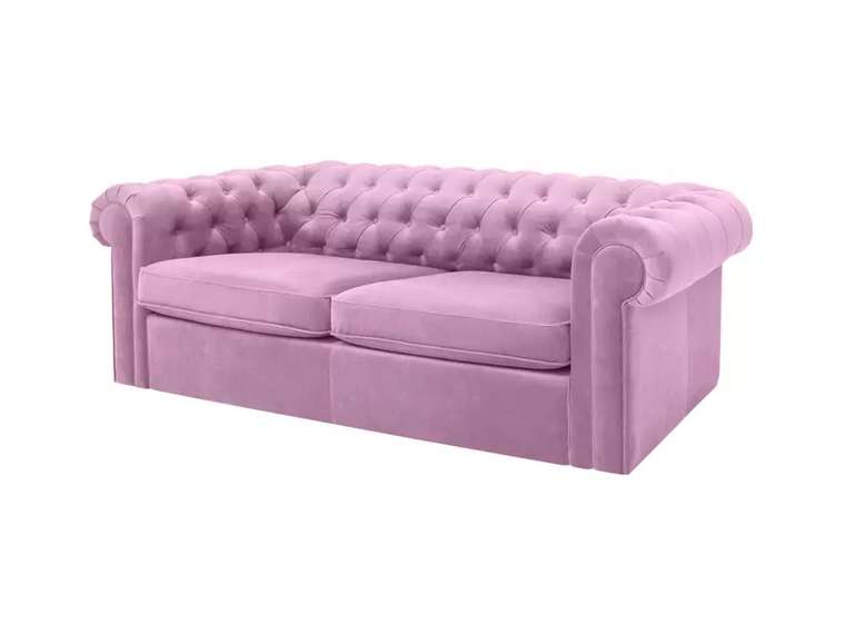 Диван Chesterfield лилового цвета