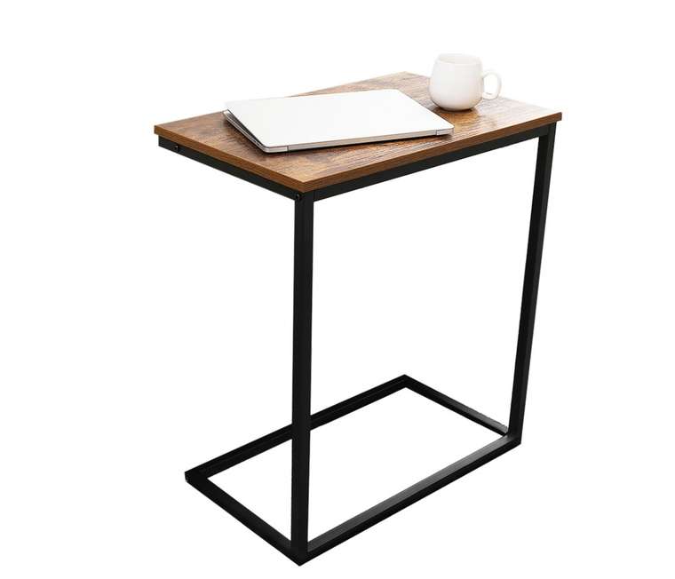 Кофейный стол Брайтон черно-коричневого цвета