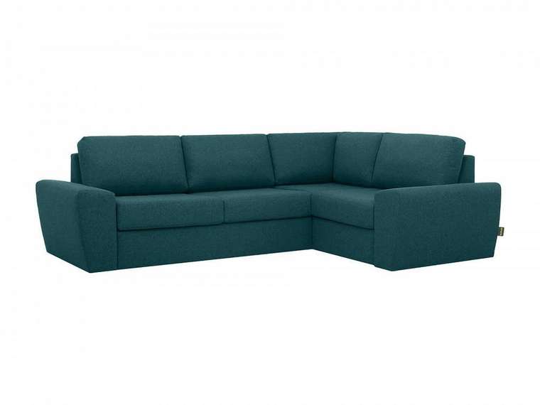 Угловой диван-кровать Peterhof бирюзового цвета