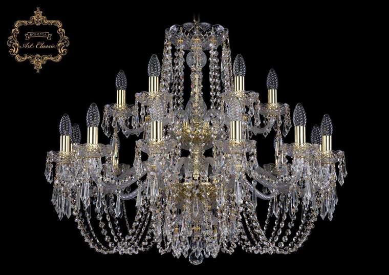 Хрустальная подвесная люстра Art Classic 45231 11.23.12+6.300.2d.Gd.Dr подсвечник