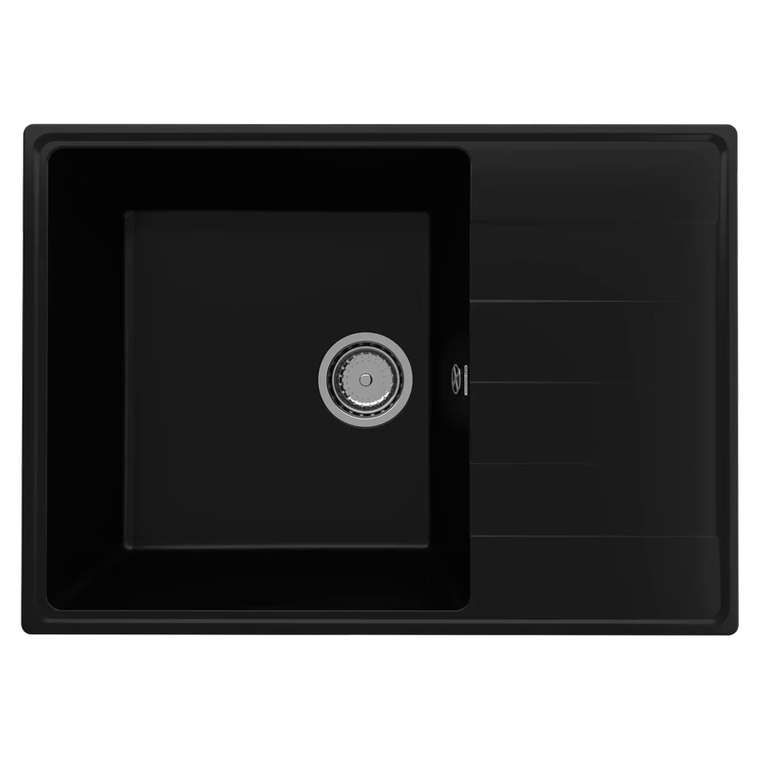 Кухонная мойка Ulgran Quartz Prima 700-07, уголь