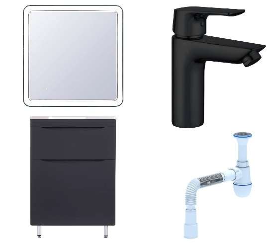 Комплект: Мебель для ванной Бергамо