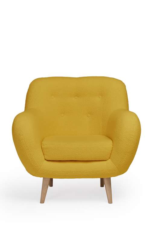 Кресло Элефант желтого цвета