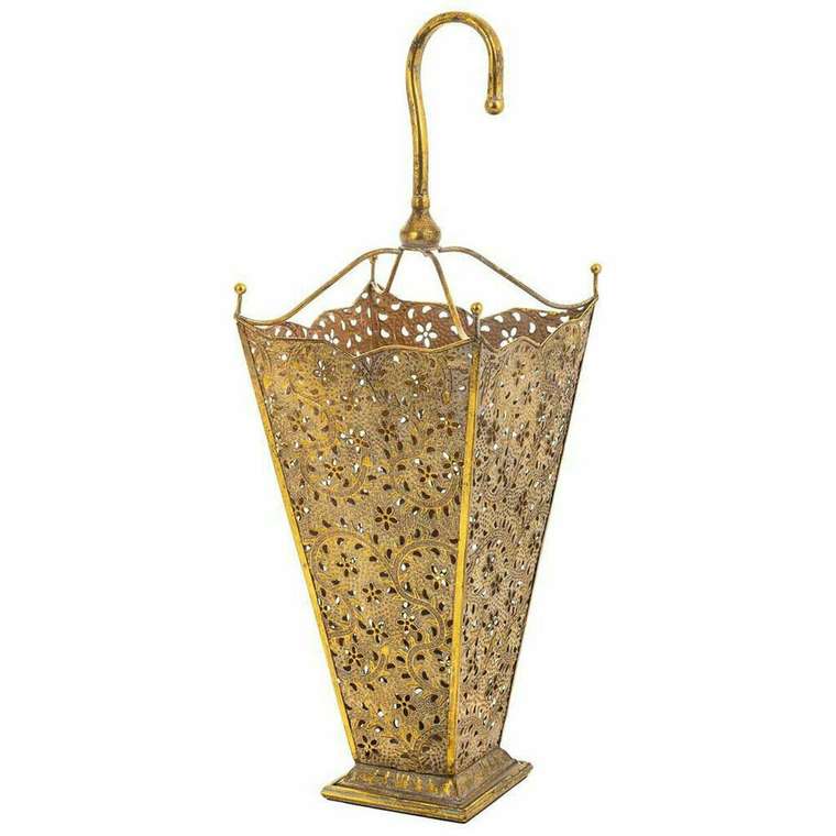 Корзина для зонтов Золото 27 x 80 x 27 cm