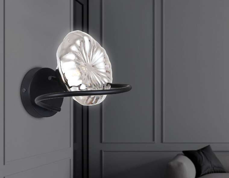 Бра Heigh Light LH15005 (стекло, цвет дымчатый)
