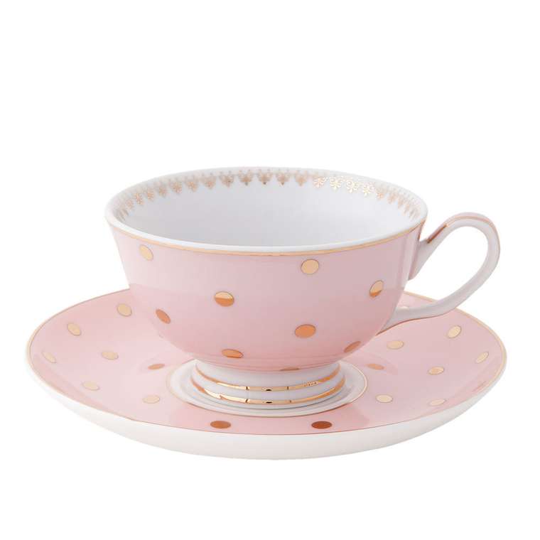 Чайная пара розового цвета