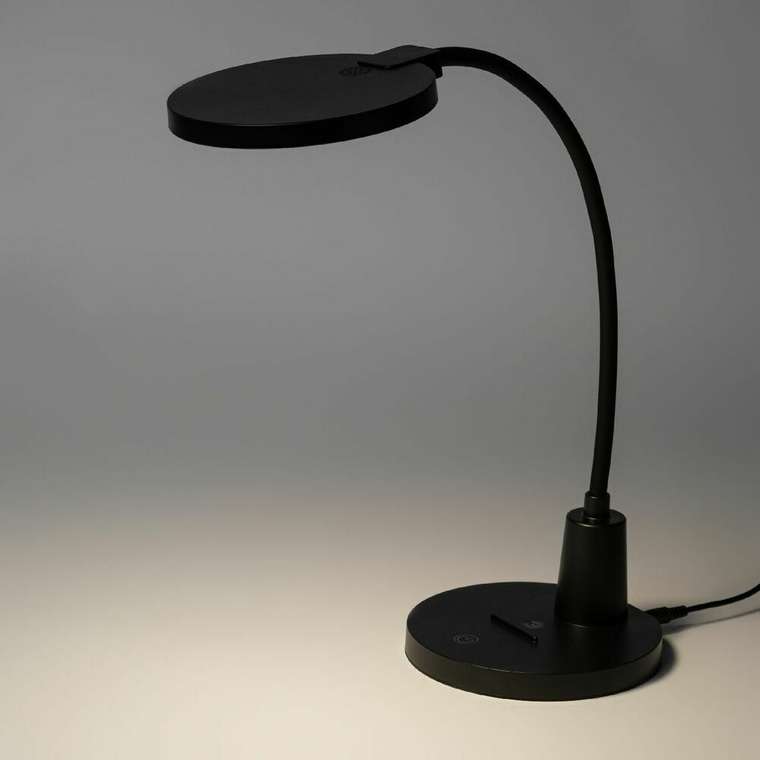 Настольная лампа NLED-501 Б0059840 (пластик, цвет черный)