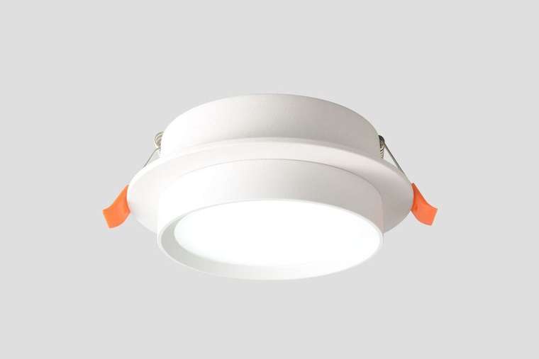 Встраиваемый светильник CLT 087C WH GX53 (алюминий, цвет белый)