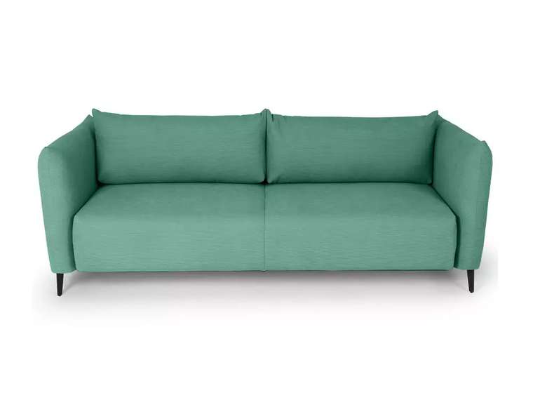 Диван-кровать Menfi светло-зеленого цвета с металлическими ножками