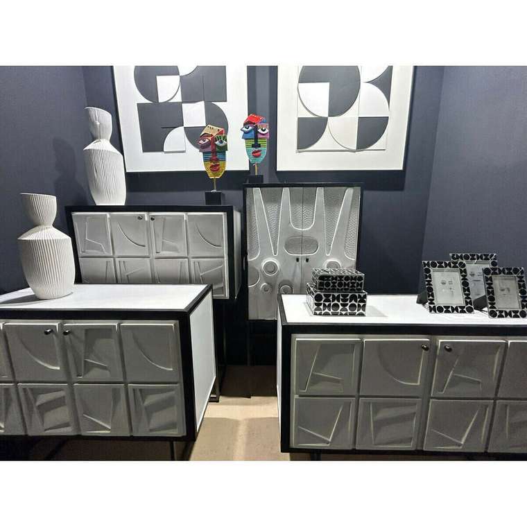 Декоративная фигура Разноцветный Лицо 20 x 53 x 11  art deco