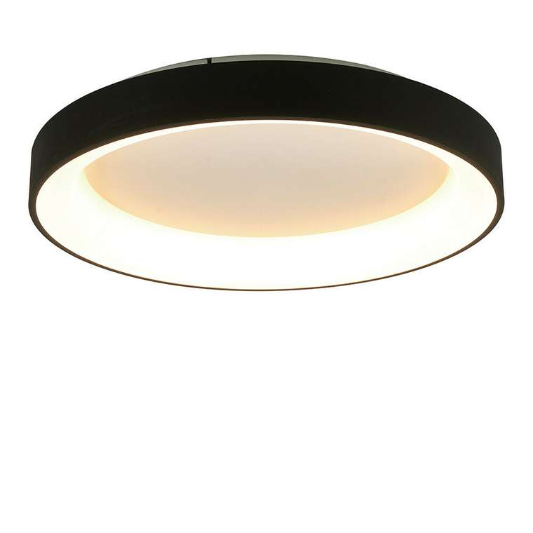 Светильник потолочный Niseko черно-белого цвета