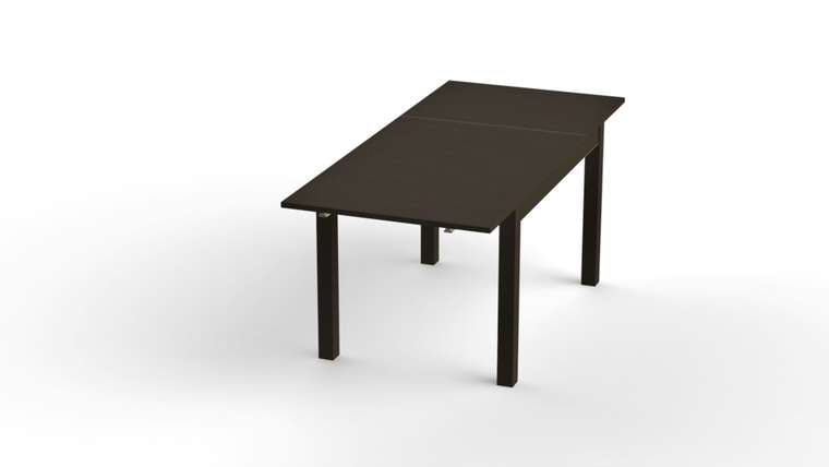 Раскладной обеденный стол Вардиг М черного цвета