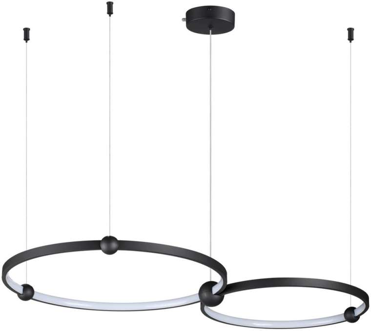 Подвесной светильник Lumion Diego 6533/80L черный LED 80W 3000-6000K 3182Лм 220V