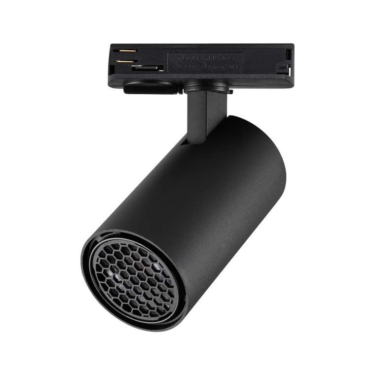 Трековый светильник однофазный светодиодный Novotech Selene 359905 черный трехжильный LED 10W 220V 3000К