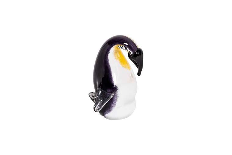 Статуэтка Пингвин черно-белого цвета