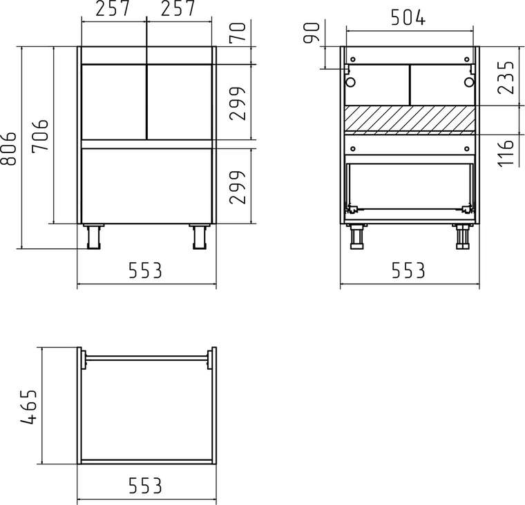 Тумба для комплекта Алиса