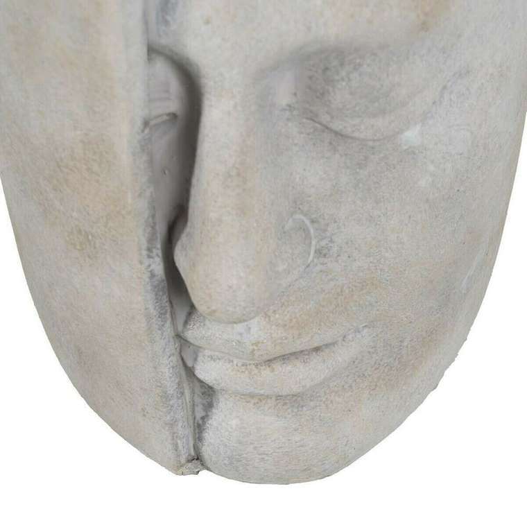 Ваза для цветов Серый Цемент Лицо 21 x 18 x 32,5 cm